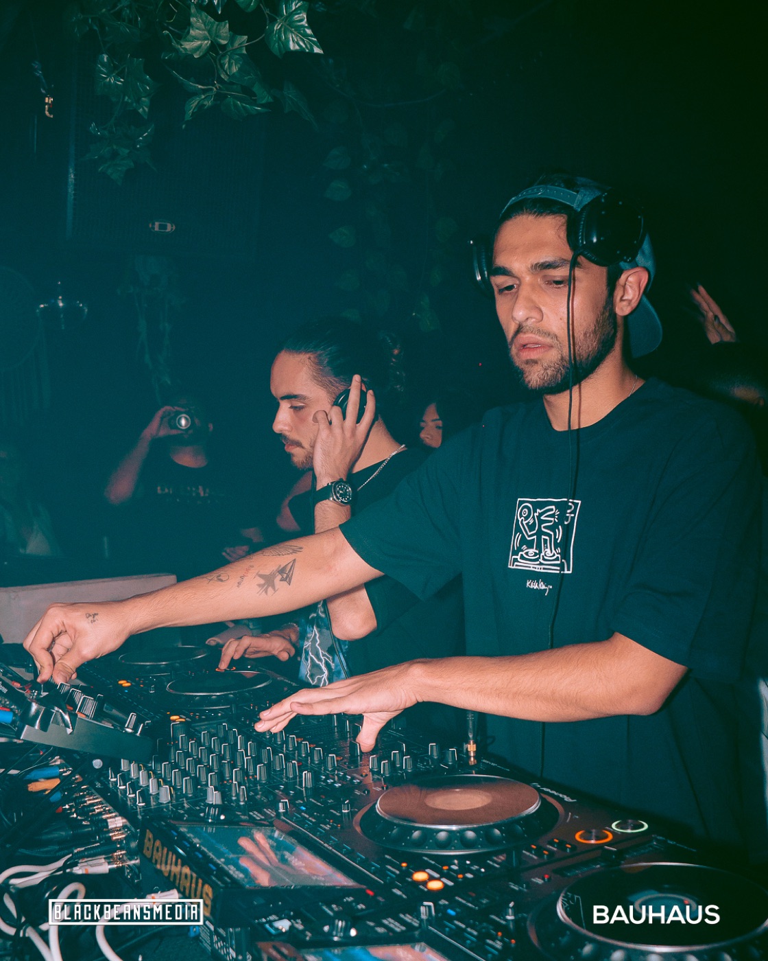 DO2ME playing CDJs at Bauhaus Houston