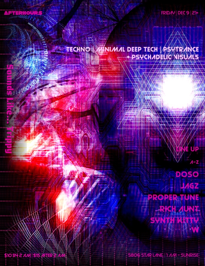 Flyer: Star Lane Afterhours, Dec 2022