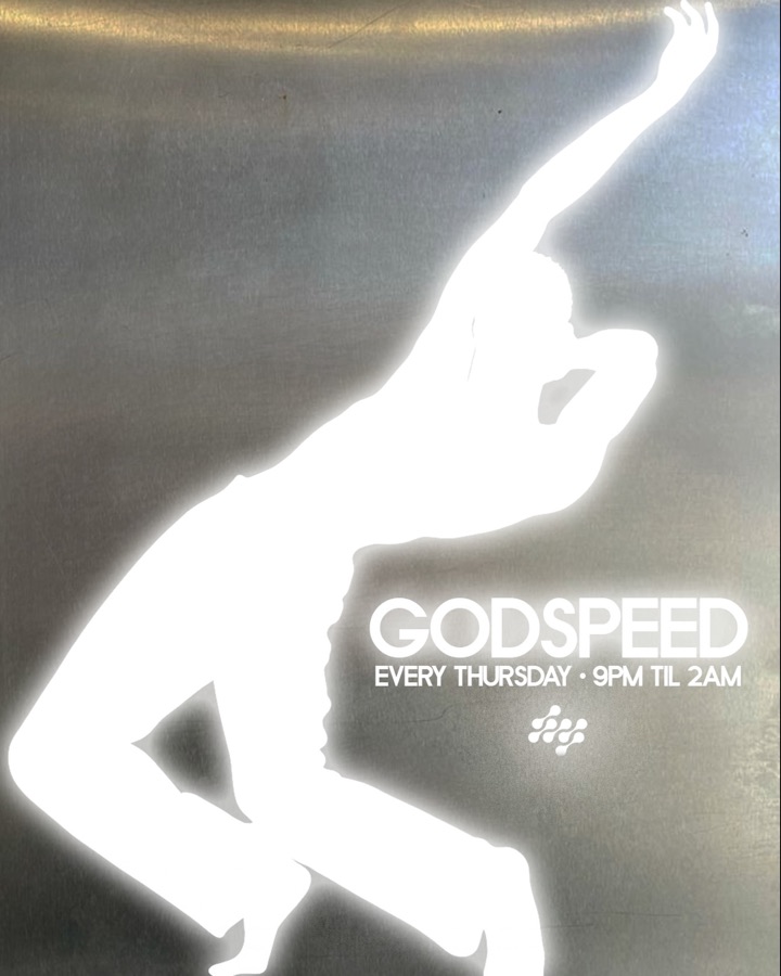 Flyer: Godspeed, Bald Kitty · Thursdays