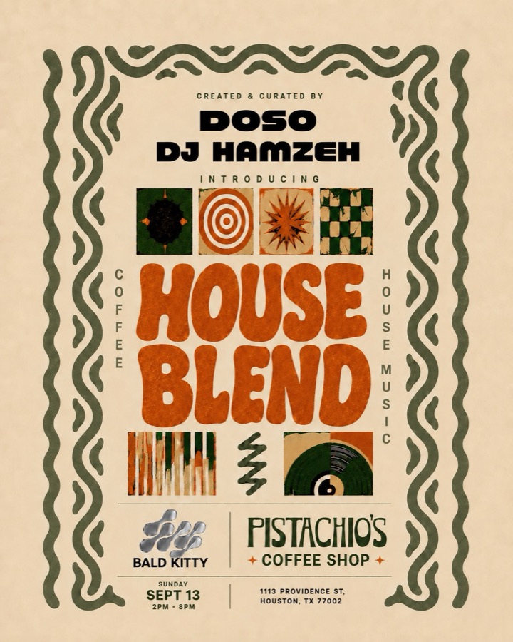 Flyer: House Blend #1, Bald Kitty · Sep 2026