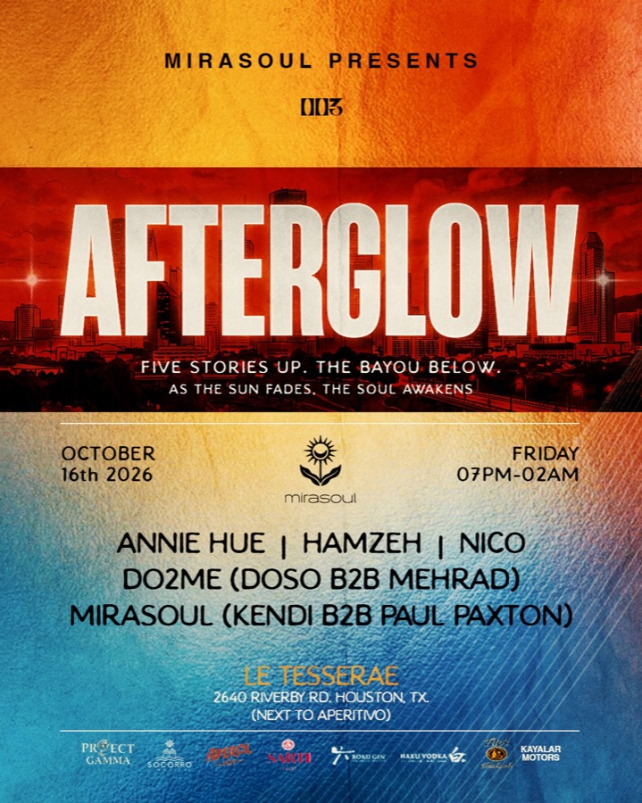 Flyer: Afterglow 003, Le Tesserae · Oct 2026