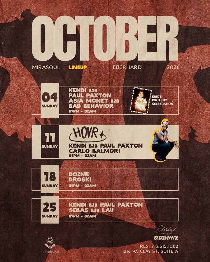 Flyer: Mirasoul Sundays, Eberhard · Oct 2026